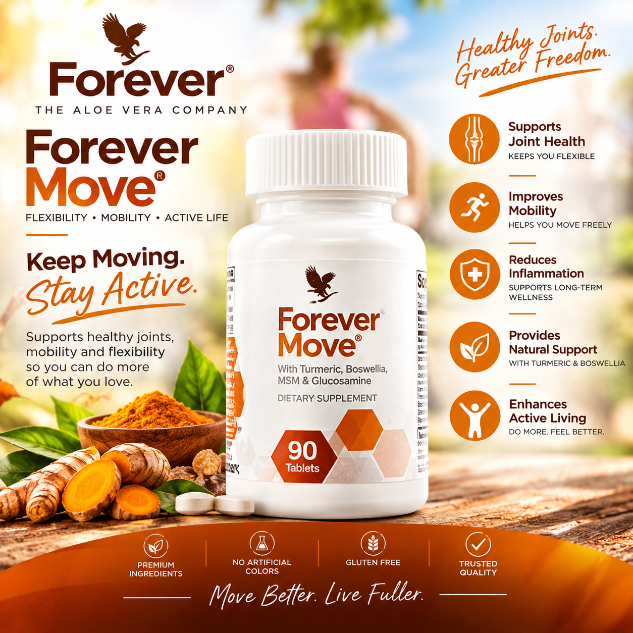 Forever Move Joint and Mobility Supplement - 90 Tablets