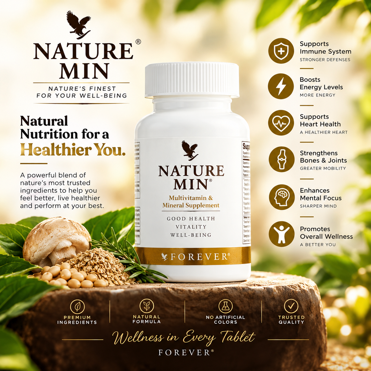 Forever Nature-Min Multivitamin and Mineral Supplement